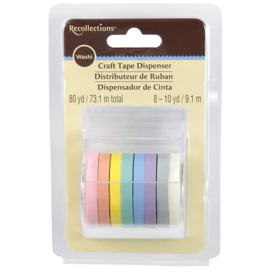 Pastels Washi Craft Tape Dispenser by Recollections&#x2122;